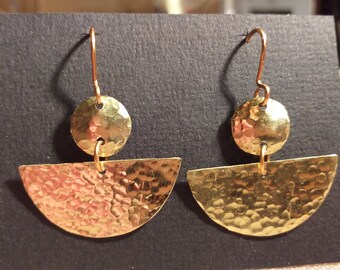 Rachel Hammered Earring