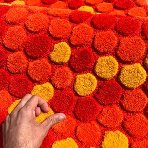 Handgefertigter Desert Wave Wollteppich | Geformte Sanddüne in Terrakotta- und Erdtönen | 20x30 MasudRugs