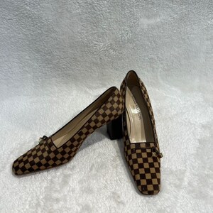 Louis Vuitton Shoes Classic LV Vintage Rare Sneakers Mens Brown Size 7.5