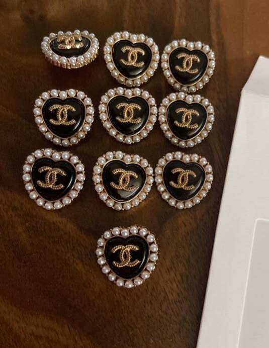Chanel Button Earring 