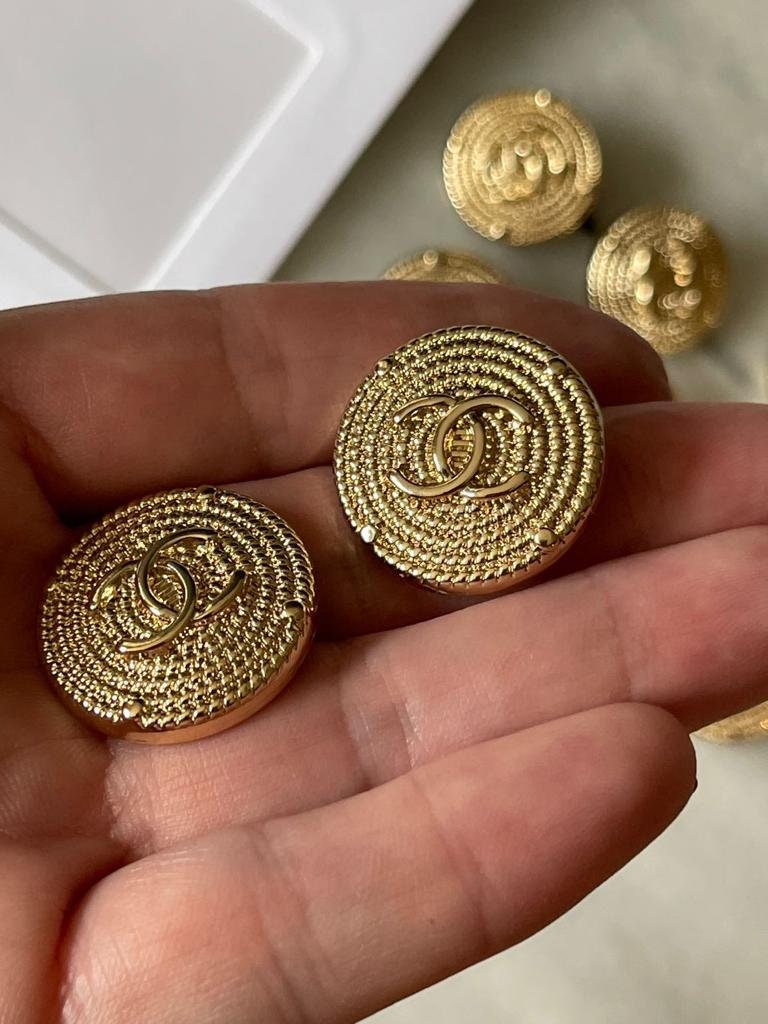 Large Chanel Button 