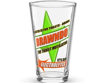 Película Idiocracia - El agua es para los inodoros - Bebe Brawndo (vaso de pinta)