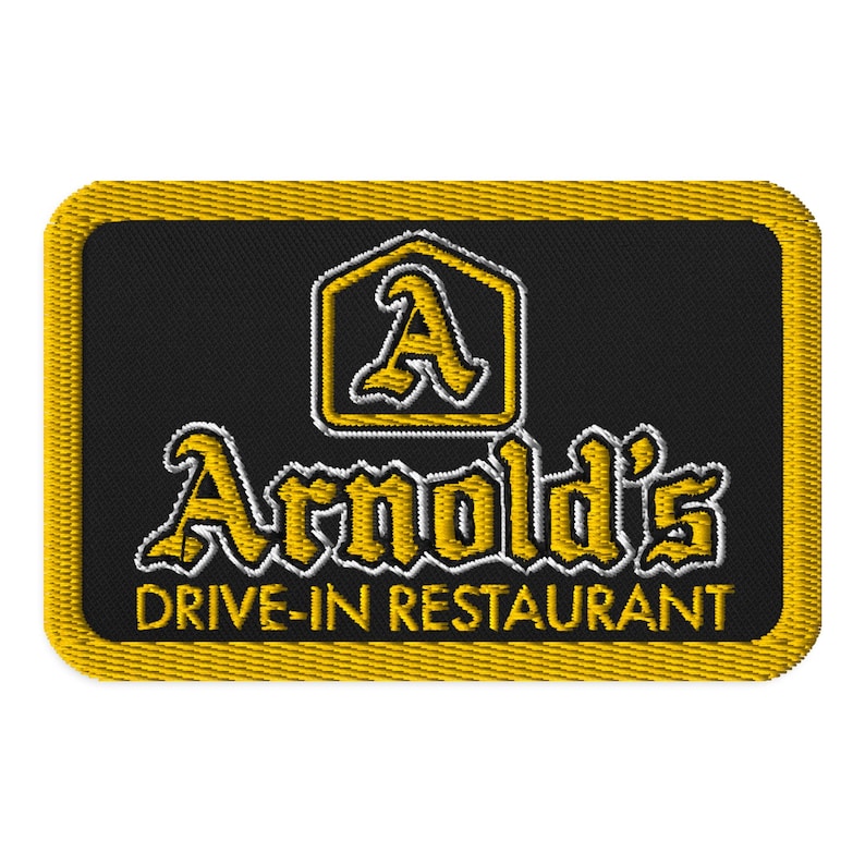 Arnolds Drive-In Restaurant Milwaukee 3" Embroidered Patch