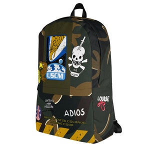 Colonial Marines USCM Body Armor Sci-Fi Backpack