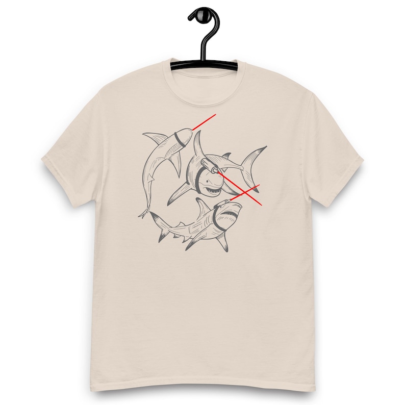 Sharks with Frikkin' Laser Beams Unisex T-shirt