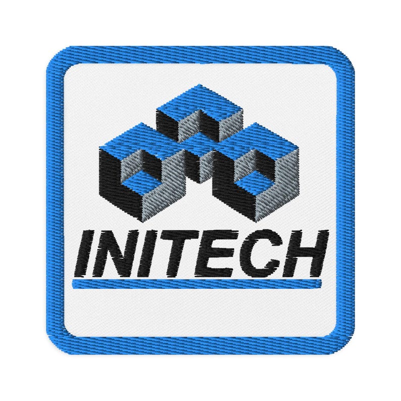 Initech 3" Embroidered Patch