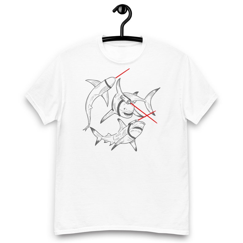 Sharks with Frikkin' Laser Beams Unisex T-shirt