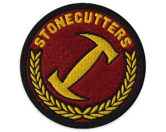 Patch bordado de 3 polegadas dos cortadores de pedra de Springfield
