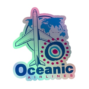 Autocollant holographique Oceanic Airlines