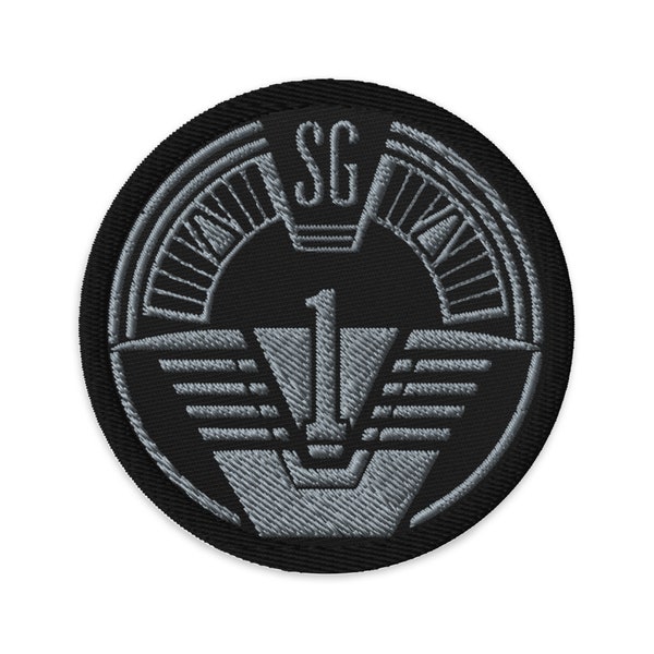 Parche bordado SG1 Mission Sci-Fi de 3"