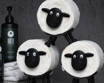 for ALL  roll diameters! Shaun the toilet sheep - set of three