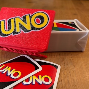 Scatola per carte/scatola portaoggetti/scatola per carte UNO/personalizzabile/regalo scolastico/custodia per carte da gioco/custodia per carte