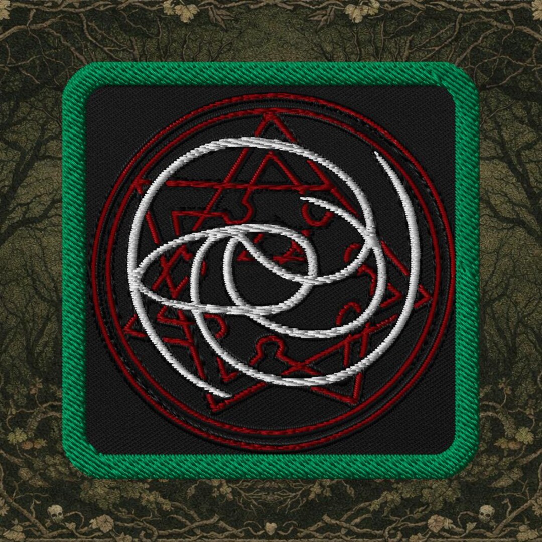 Fear & Hunger Inspired Vinuushka Rune | Embroidered Sigil Patch (3x3 ...