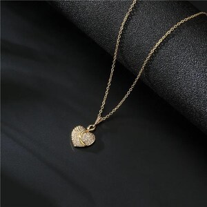 18K Hallie Heart Necklace main image 1
