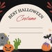 Printable Halloween Costume Award Printable Costume Party Award Costume ...