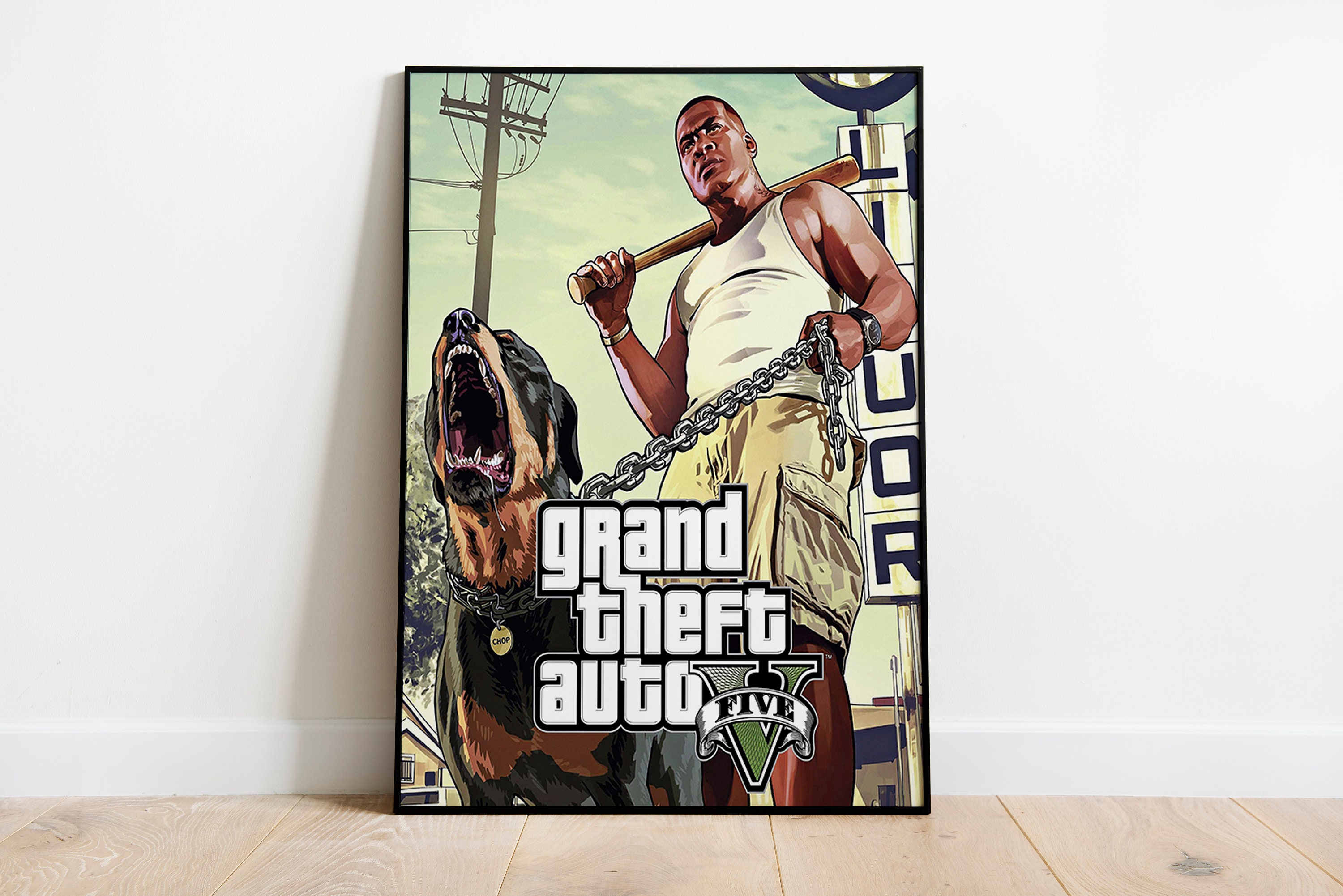 Poster Grand Theft Auto V Gta 5 D - Pop Arte Skins