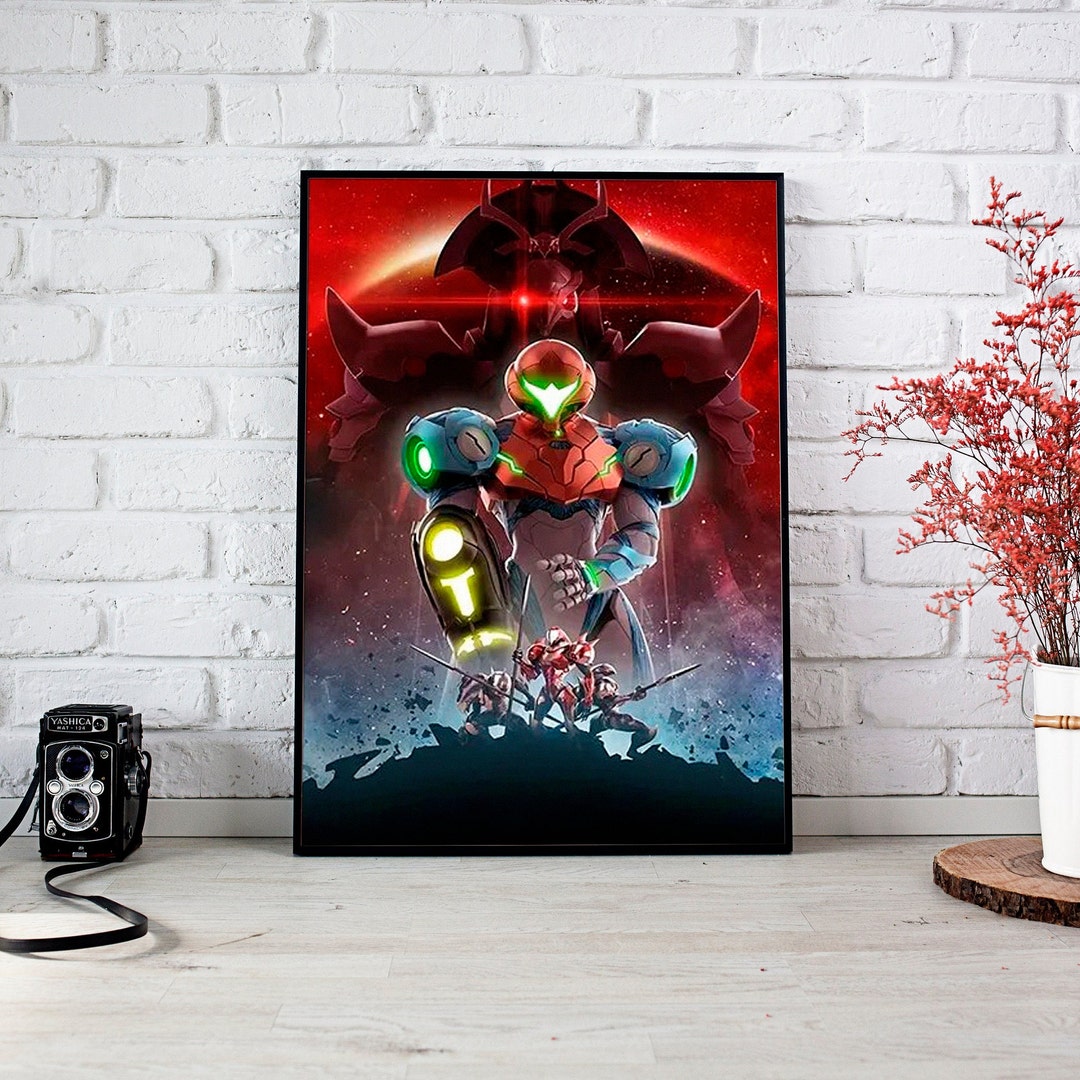 Metroid Poster Metroid Prime Poster Metroid Art Metroid Prime Retro