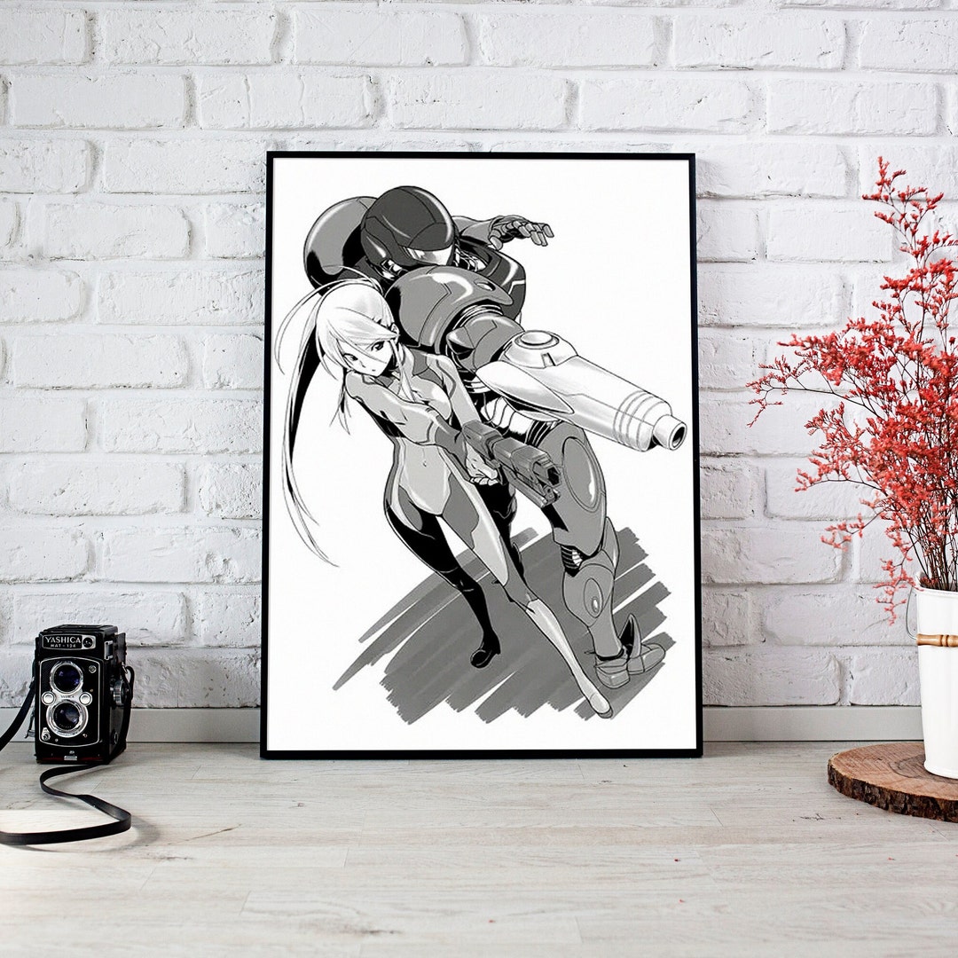 Metroid Poster Metroid Prime Poster Metroid Art Metroid Etsy