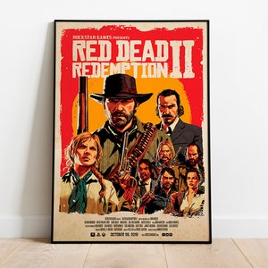 Red Dead Redemption Arthur Morgan Wild West Cowboy Poster -  Hong Kong