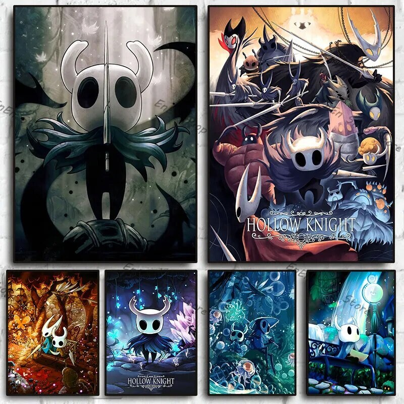 Hollow Knight Map Poster - Gaming Decor Wall Art - Gamer Premium Matte –  K-Minded