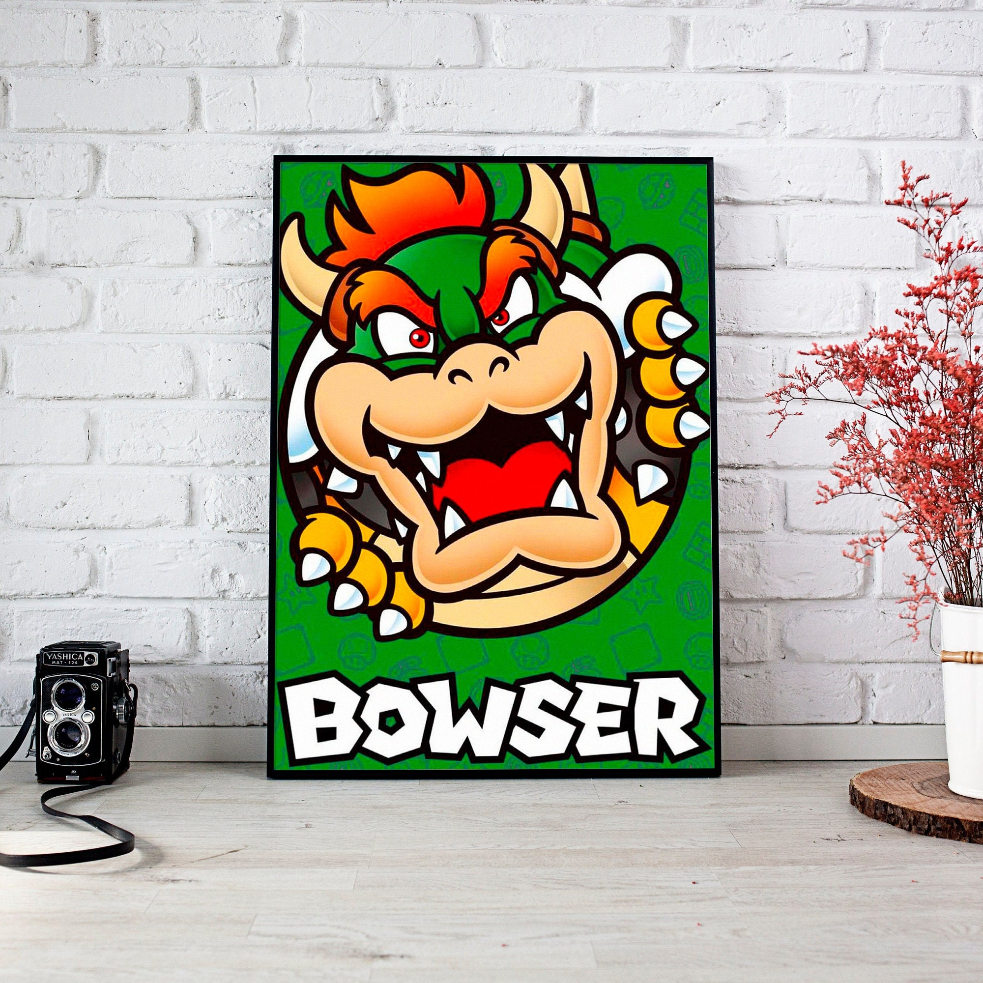 Mario Bros Poster Super Mario Bros Poster Mario Bros Retro Etsy