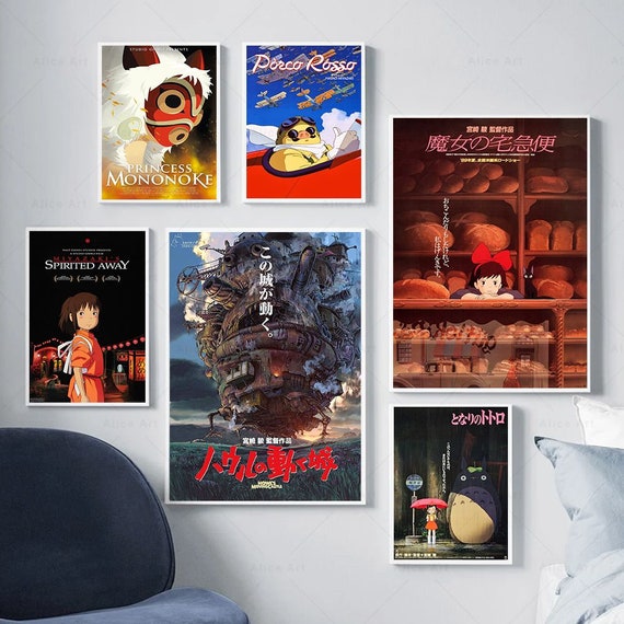 Our Studio Ghibli poster set just came in! Proudly on display in our living  room : r/ghibli