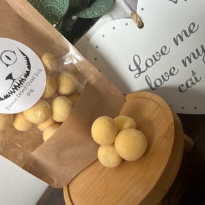 Tuorlo di quaglia Tuorlo di quaglia liofilizzato 40g Snack naturali per gatti Snack naturali per cani Snack liofilizzati per animali domestici