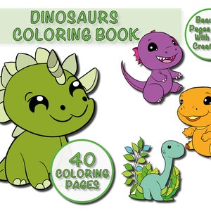 Baby Dinosaurs Coloring Book