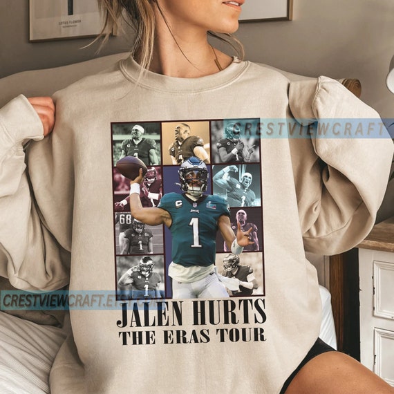 Bintage 90s Bootleg Jalen Hurts Philadelphia Eagles Shirt - Bring