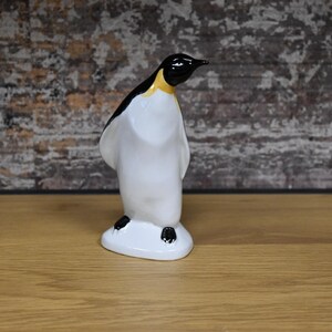 Vintage Poole Pottery Pingvinfigur Lane Clayware Alk Lergods Miniatyr Porslin Fågel Samlarobjekt Heminredning