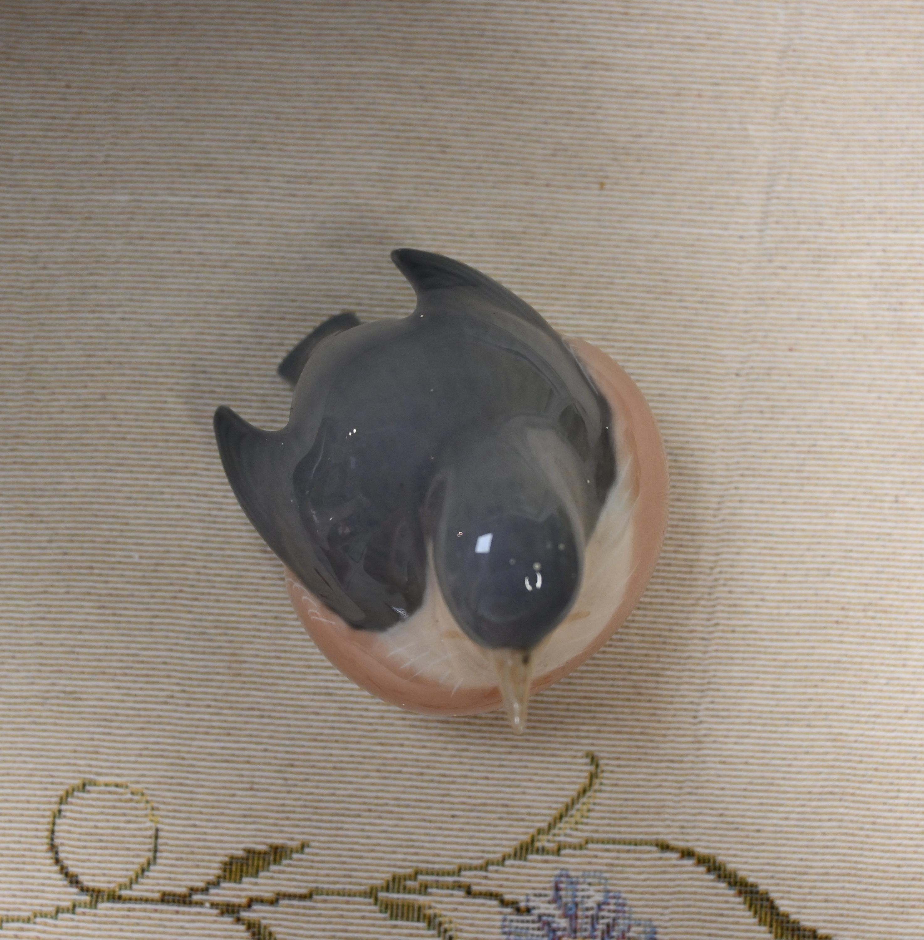 ロイヤルコペンハーゲン　コマドリ　ロビン 鳥　陶器　置物　デンマーク ロイヤルコペンハーゲン コマドリ ロビン 鳥 陶器 置物