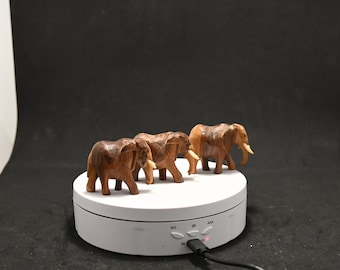 3 figurines d'éléphants - Décoration éléphant pour bureau à domicile