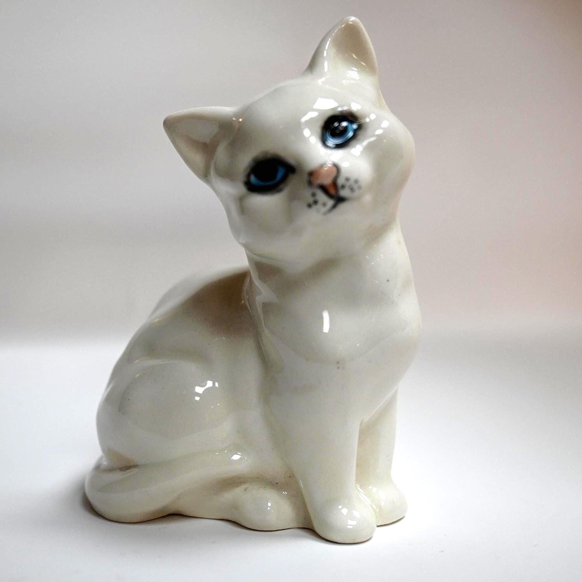 BESWICK ENGLAND白猫親子陶器置物 セット Beswick white cat - Etsy 日本