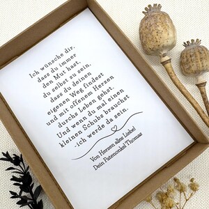 Personalized gift box for confirmation, money gift with test tube, card packaging, confirmation gift for money with name image 4