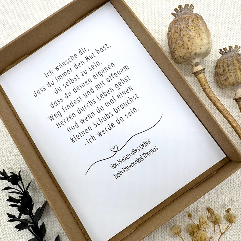 Personalized gift box for confirmation, money gift with test tube, card packaging, confirmation gift for money with name image 4