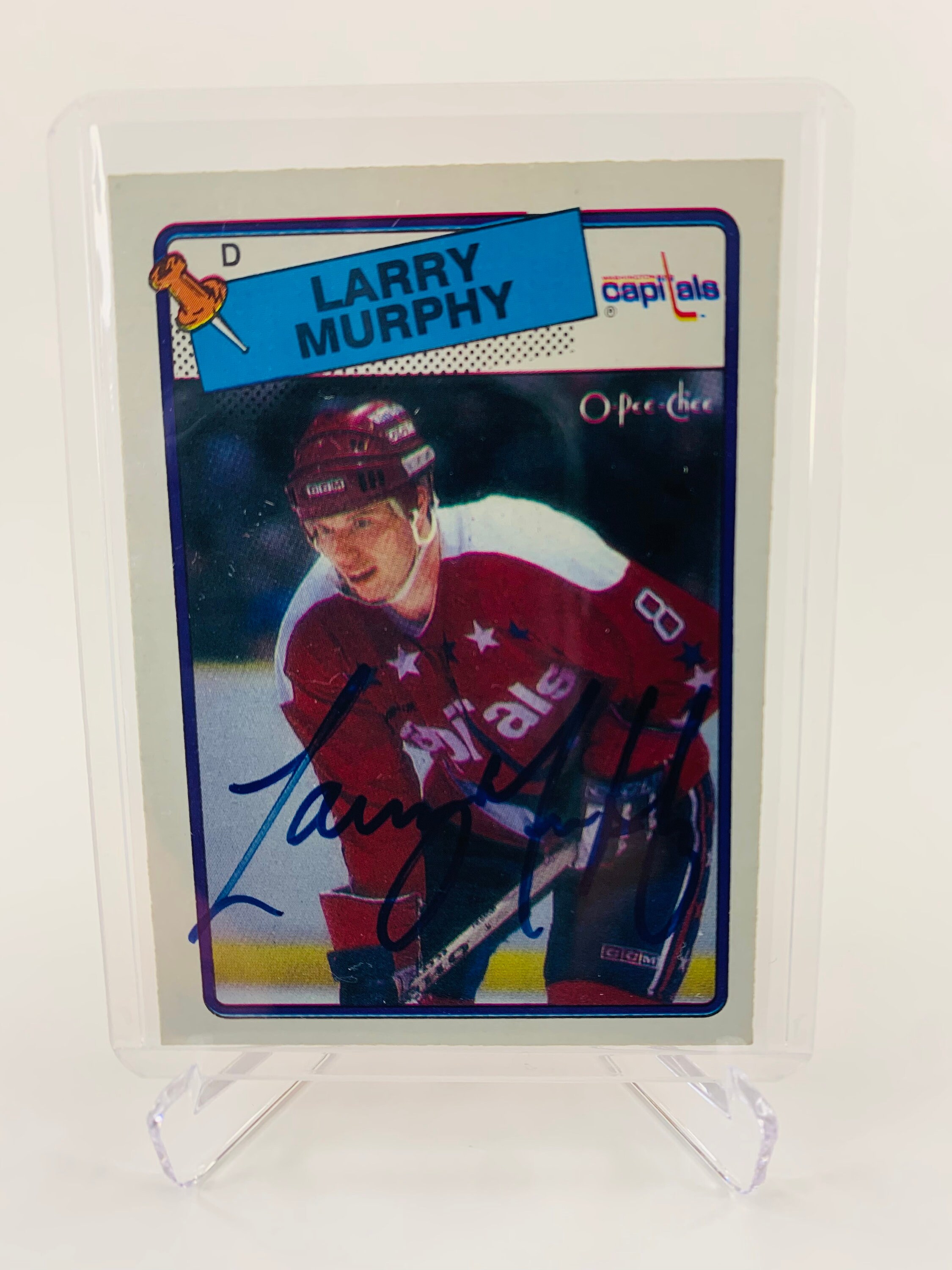 Larry Murphy Autographed Photograph - 8x10