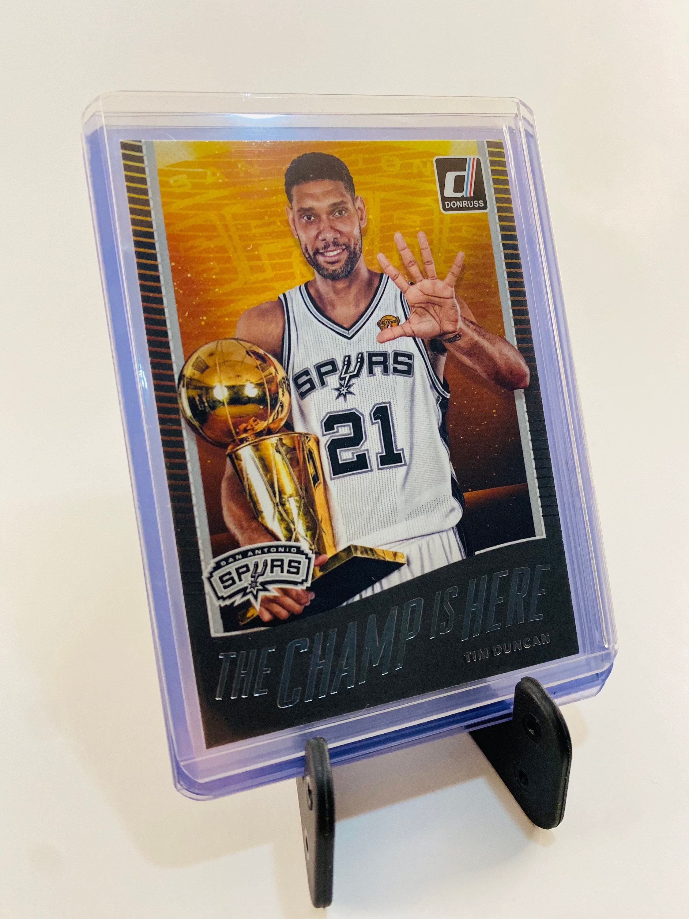 David Robinson, Tim Duncan, Tony Parker LIMITED STOCK 2003 NBA Champions San Antonio Spurs 8X10 Photo