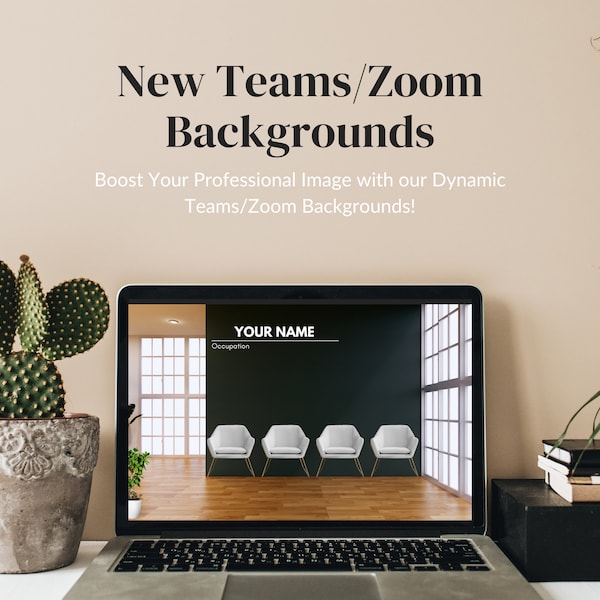 Custom Zoom Template Etsy
