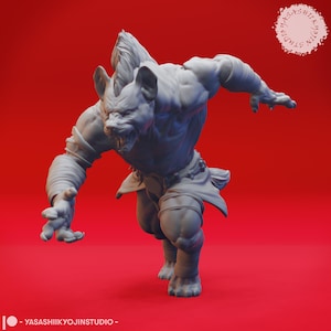 Gnoll - Charge - Mini imprimante 3D pour jeux de société, donjons et dragons, Pathfinder, Kings of War et autres RPG