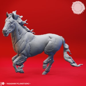 Nightmare - 3D Printed Mini for Tabletop Gaming, Dungeons and Dragons, Pathfinder, Kings of War and other RPG&#39;s