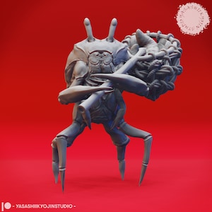 Crabfolk - Fisher - Mini impresso em 3D para jogos de mesa, Dungeons and Dragons, Pathfinder, Kings of War e outros RPGs