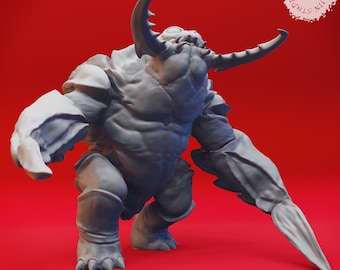 Umber Hulk - Screeching - 3D Printed Mini for Tabletop Gaming, Dungeons and Dragons, Pathfinder, Kings of War and other RPG's