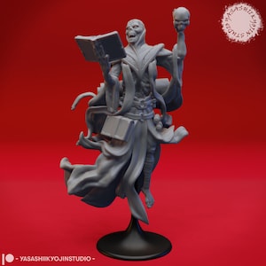Lich - 3D Printed Mini for Tabletop Gaming, Dungeons and Dragons, Pathfinder, Kings of War and other RPG&#39;s