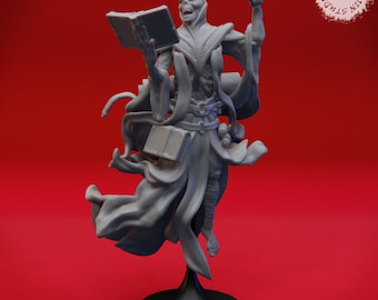 Lich - 3D Printed Mini for Tabletop Gaming, Dungeons and Dragons, Pathfinder, Kings of War and other RPG's