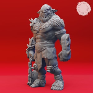 Bugbear - Brute - 3D Printed Mini for Tabletop Gaming, Dungeons and Dragons, Pathfinder, Kings of War and other RPG&#39;s
