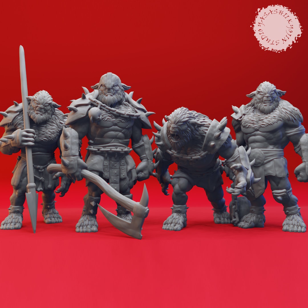 Bugbear Card Bugbear Warband - Bundle - 3D Printed Minis for Tabletop Gaming ...