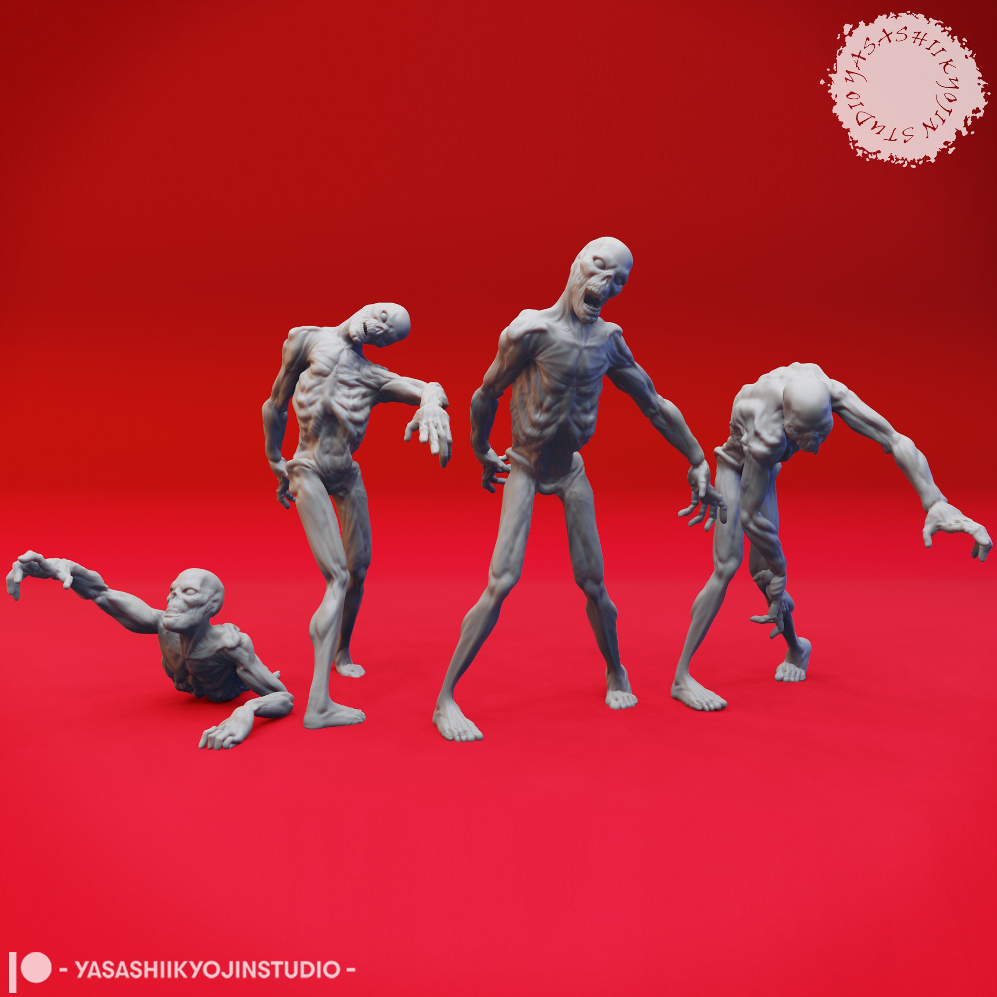 Mini zombie figures - Etsy 日本