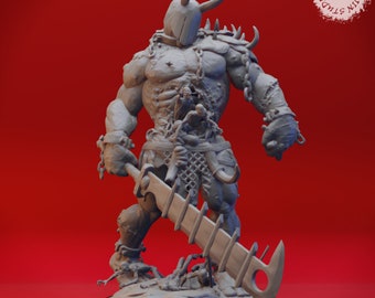 Grave Titan - 3D Printed Mini for Tabletop Gaming, Dungeons and Dragons, Pathfinder, Kings of War and other RPG's