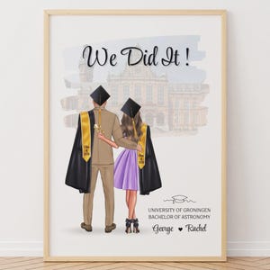 Personalized Couple Graduation Gift, Graduation Gift for Couple, Graduation Gift for Girlfriend, Gift for Boyfriend, Best Friend Graduation