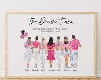 Kollege Abschied Geschenk, personalisierte Coworker Druck, Team Mitglied Auf Wiedersehen Kollege Geschenk, Tut mir leid, dass Sie den Ruhestand verlassen, Geschenk für Frauen